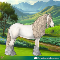 Horse Color:Buckskin Roan Pearl and Buckskin Roan Pearl Splash