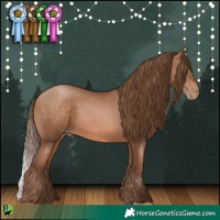 Horse Color:Brown Pearl 