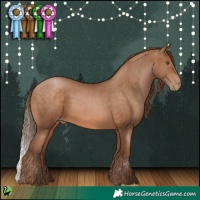 Horse Color:Brown Pearl 