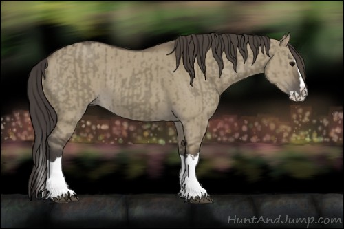 Horse Color:Smoky Grullo Sabino Splash and Smoky Grullo Sabino Splash