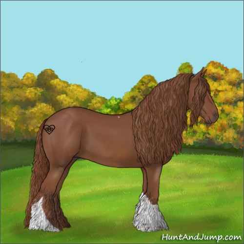 Horse Color:Chestnut Tobiano 