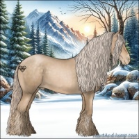 Horse Color:Chocolate Palomino Pearl Sabino 