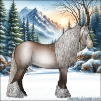Horse Color:Gray Silver Black Pearl Tobiano