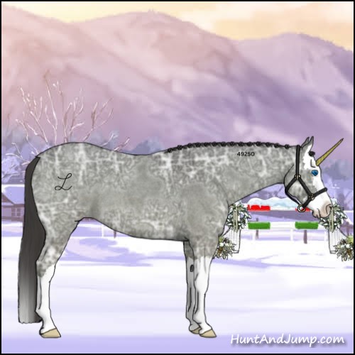 Horse Color:Smoky Blue Ice Roan Splash 