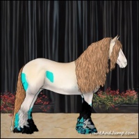 Horse Color:Buckskin Pearl Onyx Tobiano 