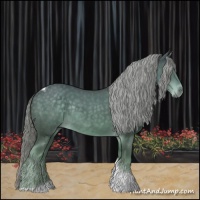 Horse Color:Platinum Chocolate Palomino Tobiano Rabicano 