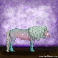 Horse Color:Watercolor White Spotted Silver Brown Dun 