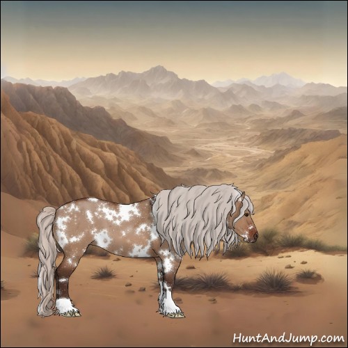 Horse Color:White Spotted Silver Brown Dun 