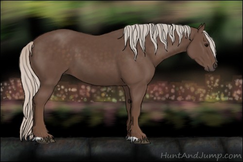 Horse Color:Silver Black 