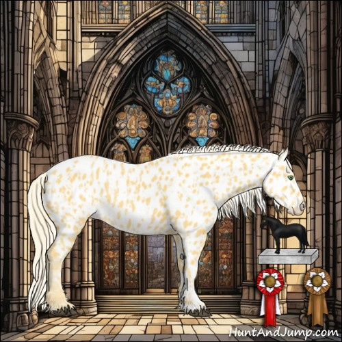 Horse Color:Palomino Near Leopard  and Palomino Near Leopard 