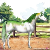 Horse Color:Watercolor Liver Red Onyx Splash 