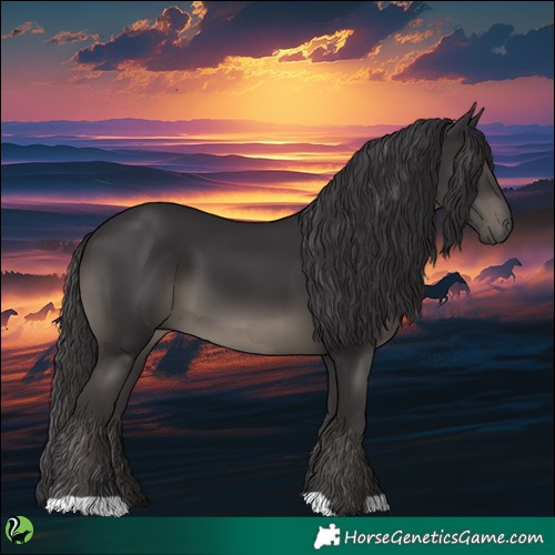 Horse Color:Smoky Black