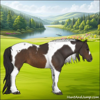 Horse Color:Buckskin Tobiano