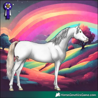 Horse Color:Gold Champagne Roan Dun Blanket Rabicano 