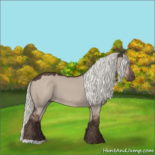 Horse Color:Liver Red Dun Mushroom 