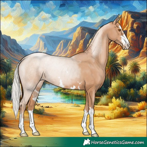 Horse Color:Silver Black Pearl 