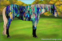 Horse Color:Silver Buckskin Ice Roan Onyx 