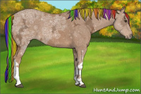 Horse Color:Painted Chestnut Ice