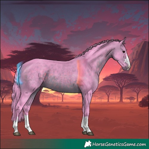 Horse Color:Watercolor Brown 