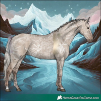 Horse Color:Silver Grullo Ice 