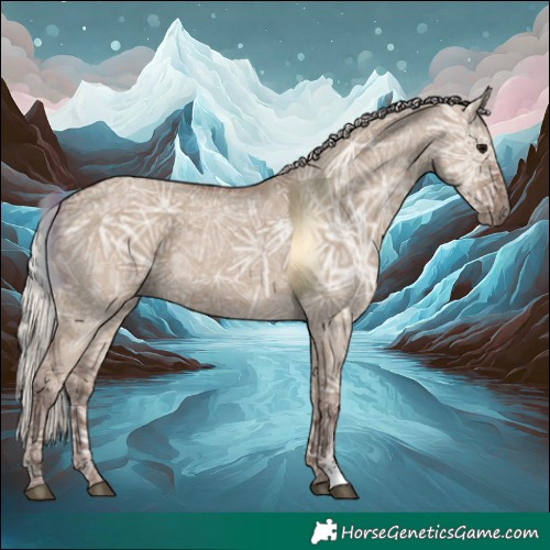 Horse Color:Silver Grullo Ice 