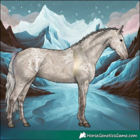 Horse Color:Silver Grullo Ice 