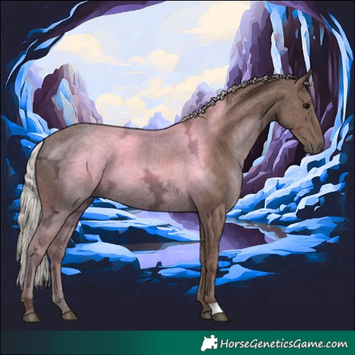 Horse Color:Silver Black Ice 