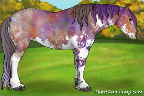 Horse Color:Nacre Brown Splash 