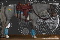 Horse Color:Liver Red Roan Mushroom Tobiano 