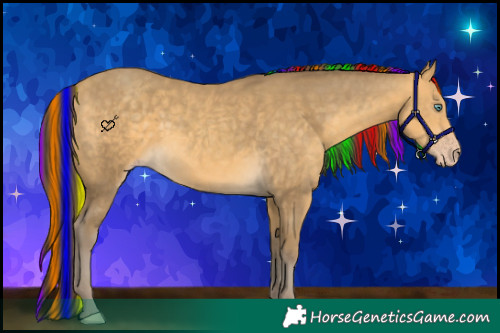 Horse Color:Painted Sable Cream Champagne 