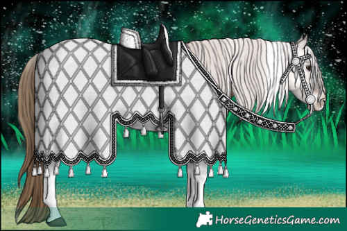 Horse Color:Liver Red Onyx Tobiano 