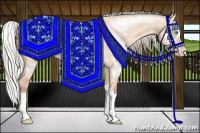 Horse Color:White Spotted Silver Sable Champagne Dun Splash 