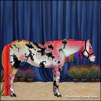 Horse Color:Painted Watercolor White Spotted Liver Red Onyx Appaloosa Rabicano 