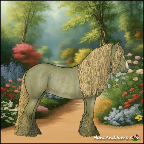 Horse Color:Watercolor Red Roan Rabicano 