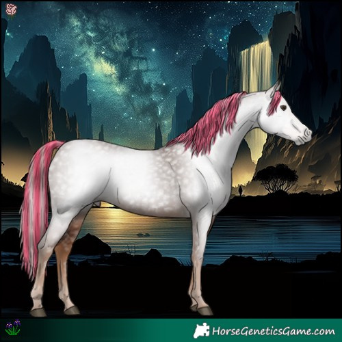 Horse Color:Gray Painted Chestnut 