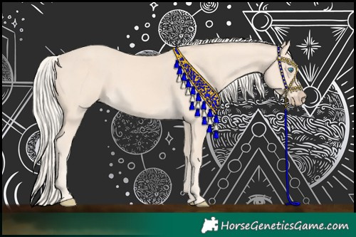 Horse Color:Cremello 