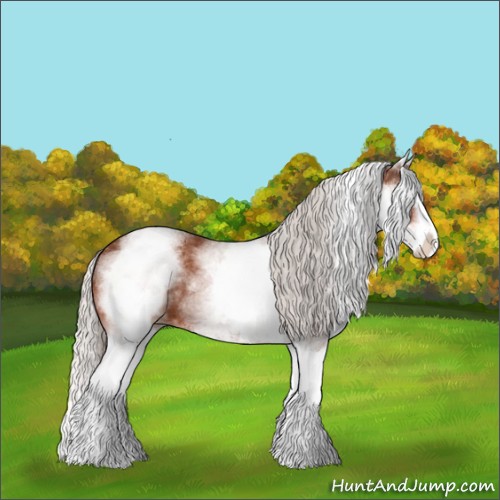Horse Color:White Spotted Silver Bay Splash 