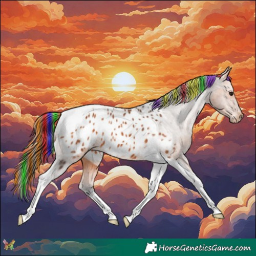 Horse Color:Painted Bay Tobiano Appaloosa 