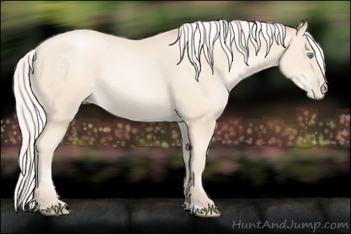 Horse Color:Silver Amber Cream Champagne Pearl 