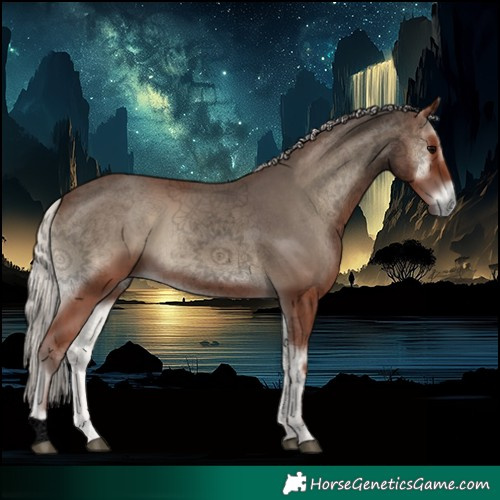 Horse Color:Void Silver Blue Onyx 