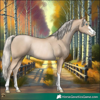 Horse Color:Chocolate Palomino Pearl Mushroom Rabicano 