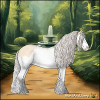 Horse Color:Silver Classic Champagne Dun Splash Rabicano 