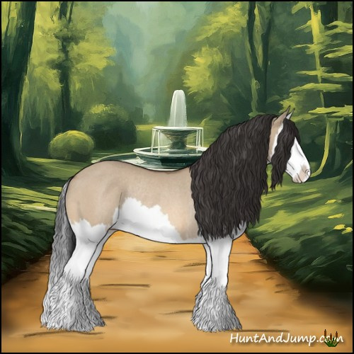 Horse Color:Bay Dun Sabino Splash Rabicano