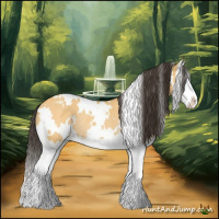 Horse Color:White Spotted Buckskin Dun Splash Rabicano 