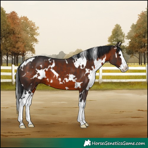 Horse Color:White Spotted Brown Splash 