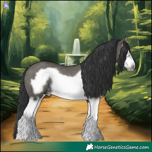 Horse Color:Grullo Splash Frame Rabicano 