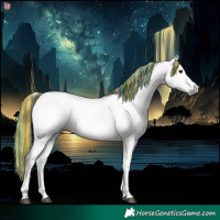 Horse Color:Gray Painted Bay
