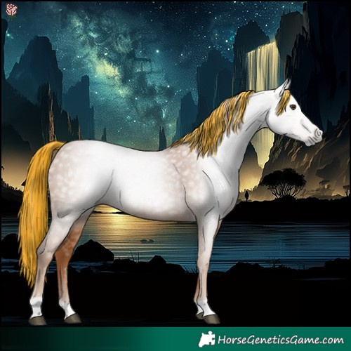 Horse Color:Gray Painted Chestnut 