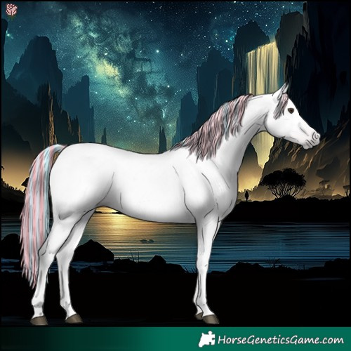 Horse Color:Gray Painted Chestnut 