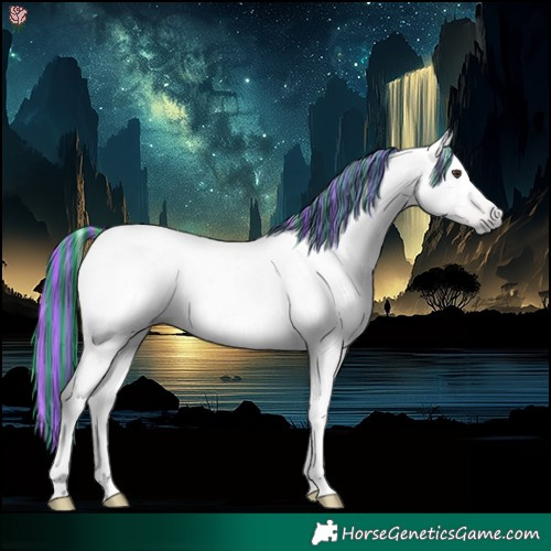 Horse Color:Gray Painted Chestnut 